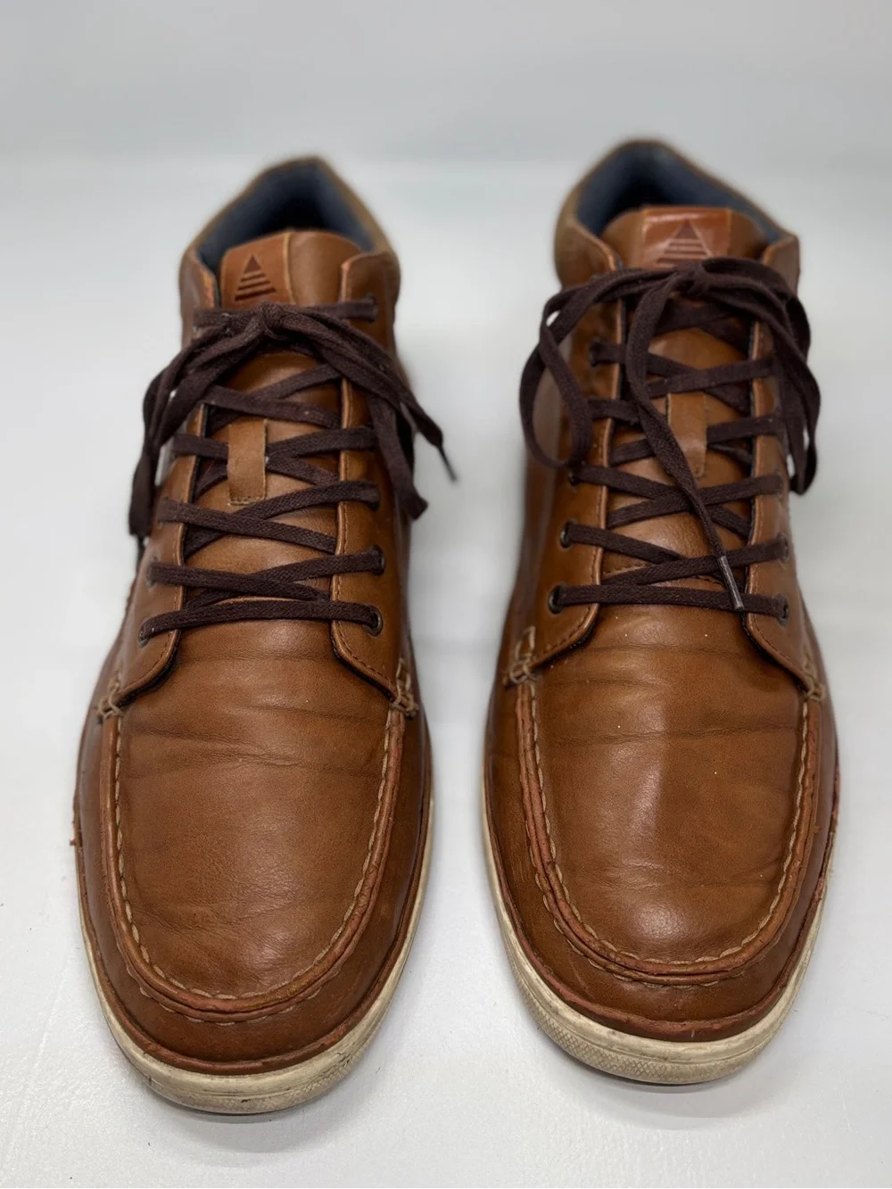 ALDO Brown Leather High Top Sneakers Chukka Casual Shoes Men’s 11 EU 44